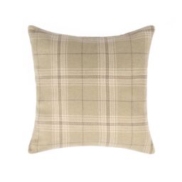 OHS 4 Pack Woven Check Filled Cushions Printed Soft in Light Green - Size: 45 cm x 45 cm - thumbnail 6