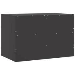 Berkfield Home TV Cabinets 2pcs Black 67x39x44 cm Steel - Size: 67 x 39 x 44 cm - thumbnail 9