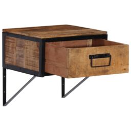 Berkfield Home Bedside Cabinet 40x35x40 cm Solid Wood Mango in Brown - Size: 40 x 35 x 40 cm - thumbnail 5