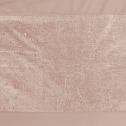 Smart Living Soft & Elegant Cosy Velvet Cuff Panel Duvet Cover Set with Pillowcases in Light Beige - Size: Single - thumbnail 4