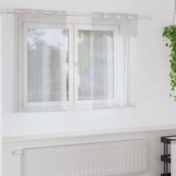 Berkfield Home Curtains with Curtains 2 pcs Light gray 140 x 140 cm Polyester - thumbnail 2