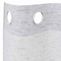 Berkfield Home Curtains with Curtains 2 pcs Light gray 140 x 140 cm Polyester - thumbnail 5