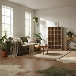 Wyld Haus Sifato Natural Wood CD Storage Cabinet 89 x 130.5 cm - thumbnail 2