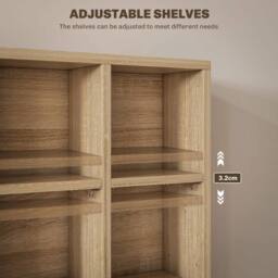 Wyld Haus Sifato Natural Wood CD Storage Cabinet 89 x 130.5 cm - thumbnail 9