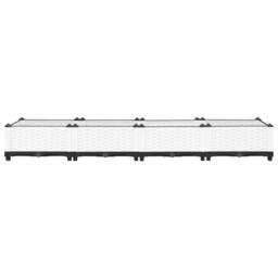 Berkfield Home Raised Bed 160x40x23 cm Polypropylene in White - Size: 160 x 40 x 23 cm - thumbnail 4