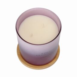 French Connection Peony & Almond Blossom Candle Long-Lasting Luxury Scented Gift in Purple - Size: Large - thumbnail 4