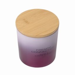 French Connection Peony & Almond Blossom Candle Long-Lasting Luxury Scented Gift in Purple - Size: Large - thumbnail 3