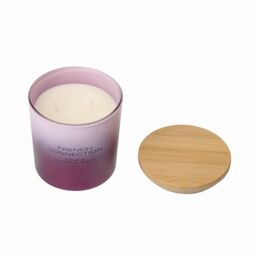 French Connection Peony & Almond Blossom Candle Long-Lasting Luxury Scented Gift in Purple - Size: Large - thumbnail 2