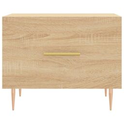 Berkfield Home Coffee Tables 2 pcs Sonoma Oak 50x50x40 cm Engineered Wood in Brown - Size: 50 x 50 x 40 cm - thumbnail 6