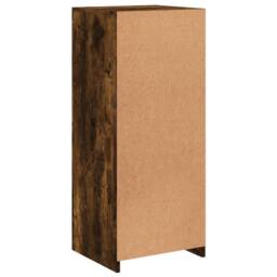Berkfield Home Sideboard with LED Lights Smoked Oak 41x37x100 cm in Brown - Size: 41 x 37 x 100 cm - thumbnail 9