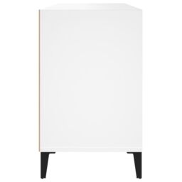 Berkfield Home Shoe Cabinet White 102x36x60 cm Engineered Wood - Size: 102 x 36 x 60 cm - thumbnail 6