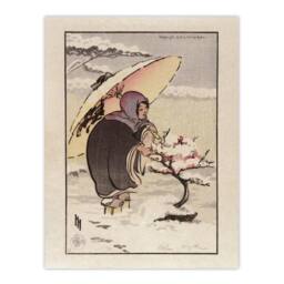 "Artery8 Helen Hyde Little Pink Plum & a Young Woman Wall Art Print - Size: W12"" x H16""" - thumbnail 1