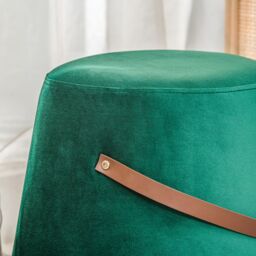 Nordlys Salon Pouf with Handle in Green - thumbnail 6