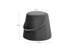Nordlys Salon Pouf with Handle in Green - thumbnail 5