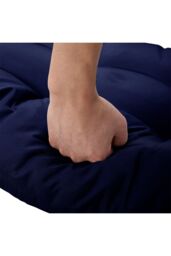 Living and Home 130cm W x 50cm D Waterproof Patio Bench Seat Cushion in Navy - Size: 130 cm W x 50 cm D - thumbnail 4