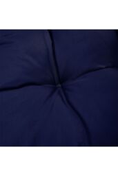 Living and Home 130cm W x 50cm D Waterproof Patio Bench Seat Cushion in Navy - Size: 130 cm W x 50 cm D - thumbnail 5