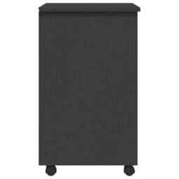Berkfield Home Rolling Cabinet with Drawers MOSS Grey Solid Wood Pine - thumbnail 6