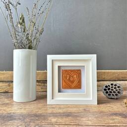Afewhometruths Personalised Copper Heart of Love - 7th Anniversary Gift - thumbnail 2