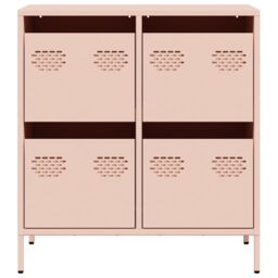 Berkfield Home Sideboard¬†Pink 68x39x73.5 cm Cold-rolled Steel in Pink - thumbnail 5