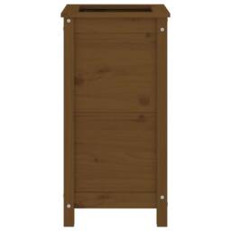Berkfield Home Beautiful Garden Planter Honey Brown 40x40x78 cm Solid Wood Pine - Size: 40 x 40 x 78 cm - thumbnail 5