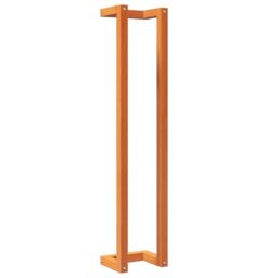 Berkfield Home Towel Rack Wax Brown 23x18x110 cm Solid Wood Pine - Size: 23 x 18 x 110 cm - thumbnail 2