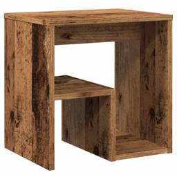 Berkfield Home Elegant Bedside Cabinets 2 pcs Old Wood 40x30x40 cm Engineered Wood in Brown - Size: 40 x 30 x 40 cm - thumbnail 7