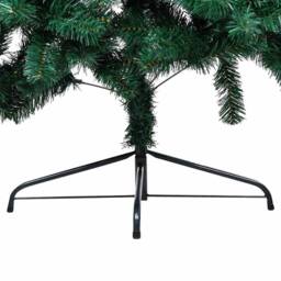 Berkfield Home Beautiful Artificial Half Pre-lit Christmas Tree with Ball Set Gr in Green - thumbnail 7