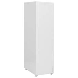 Berkfield Home Mobile File Cabinet Grey 28x41x109 cm Metal in White - Size: 28 x 41 x 109 cm - thumbnail 4