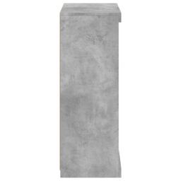 Berkfield Home Sideboard with LED Lights Concrete Grey 60.5x37x100 cm - thumbnail 7