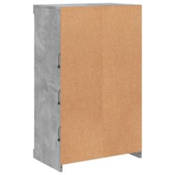 Berkfield Home Sideboard with LED Lights Concrete Grey 60.5x37x100 cm - thumbnail 8