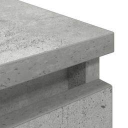Berkfield Home TV Cabinet Concrete Grey 100x35x54 cm Engineered Wood - Size: 100 x 35 x 54 cm - thumbnail 9