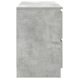 Berkfield Home TV Cabinet Concrete Grey 100x35x54 cm Engineered Wood - Size: 100 x 35 x 54 cm - thumbnail 7
