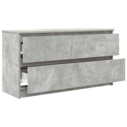 Berkfield Home TV Cabinet Concrete Grey 100x35x54 cm Engineered Wood - Size: 100 x 35 x 54 cm - thumbnail 5