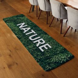 Benjamin Tate Design Wellness Nature Designer Runner Rug in Natural - Size: 67 cm x 230 cm - thumbnail 3