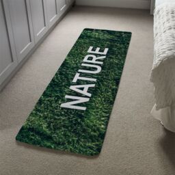 Benjamin Tate Design Wellness Nature Designer Runner Rug in Natural - Size: 67 cm x 230 cm - thumbnail 4