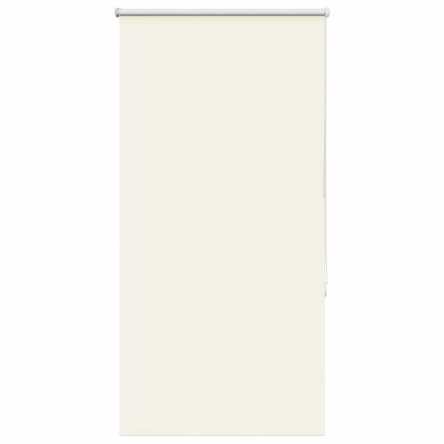 Berkfield Home Roller Blind Blackout Off-White 75x175 cm Fabric Width 70.7 cm Polyester in White - image 1