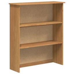 "Berkfield Home Hutch ""ASKIM"" 91x30x104 cm Solid Wood Pine in Brown - Size: 91 x 30 x 104 cm" - thumbnail 2