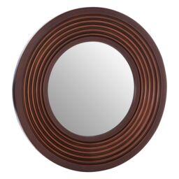 Orsina Cocoa Wall Mirror in Brown - thumbnail 2