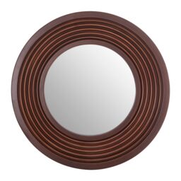 Orsina Cocoa Wall Mirror in Brown - thumbnail 1