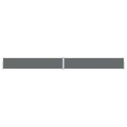 Berkfield Home Retractable Side Awning Anthracite 117x1200 cm in Black - thumbnail 2