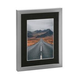 "Nicola Spring Photo Frame with 5"" x 7"" Mount - 8"" x 10"" - White Mount in Grey" - thumbnail 1
