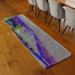 Benjamin Tate Design London Eye View Runner Rug in Natural - Size: 67 cm x 230 cm - thumbnail 2