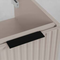 Heze Furniture Flow 1 Door Fluted Bathroom Vanity Cabinet with Worktop 40cm in Beige - thumbnail 5