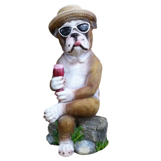 Gifts Direct 2 U Holiday Bulldog Ornament in Light Brown - image 1