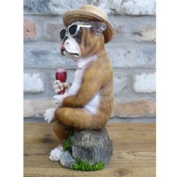 Gifts Direct 2 U Holiday Bulldog Ornament in Light Brown - thumbnail 6