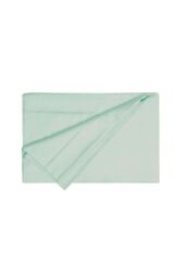 Belledorm Egyptian Cotton 200 Thread Count Flat Sheet in Light Green - Size: Double - thumbnail 1