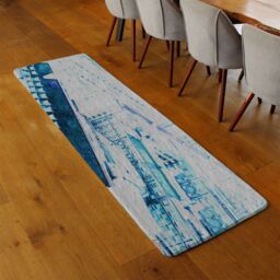Benjamin Tate Design Chimney Tops Runner Rug in Natural - Size: 67 cm x 230 cm - thumbnail 2