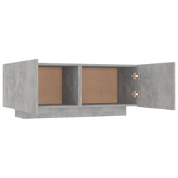Berkfield Home TV Cabinet Concrete Grey 100x35x40 cm Engineered Wood - Size: 100 x 35 x 40 cm - thumbnail 4