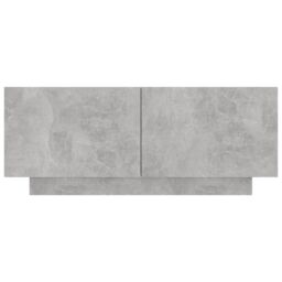 Berkfield Home TV Cabinet Concrete Grey 100x35x40 cm Engineered Wood - Size: 100 x 35 x 40 cm - thumbnail 5