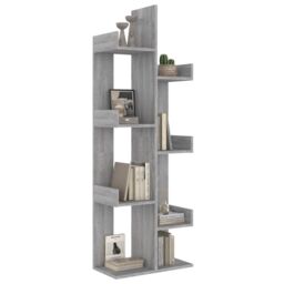 Berkfield Home Book Cabinet 48x25.5x140 cm Grey Sonoma Engineered Wood - thumbnail 5